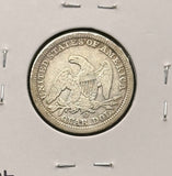 1850-O Seated Liberty Quarter, Nicely Circulated. (25920)