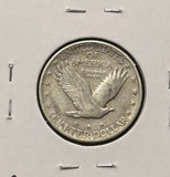 1918-D Standing Liberty Quarter, Nice AU, (25932)