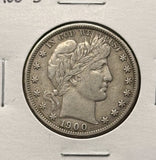 1900-S Barber Half Dollar, XF+ Original. (25938)