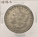 1878-S Morgan Silver Dollar, Nicely Circulated, (25944)
