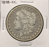 1878-CC Morgan Silver Dollar, Nicely Circulated, (25946)