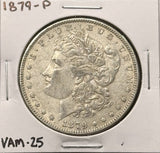1879-P Morgan Silver Dollar, Nicely Circulated, (25948)