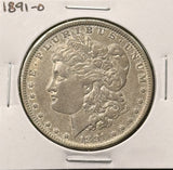 1891-O Morgan Silver Dollar. Nicely Circulated. (25974)