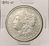 1892-O Morgan Silver Dollar. XF/AU Details, Cleaned. (25978)