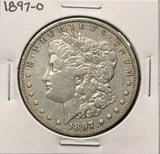 1897-O Morgan Silver Dollar. Nicely Circulated. (25986)