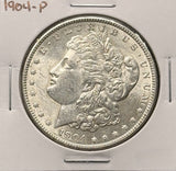 1904-P Morgan Silver Dollar, Choice AU, (26003)