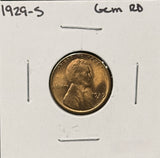 1929-S Lincoln Wheat Cent, Gem Uncirculated Red. (26324)