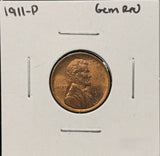 1911-P Lincoln Wheat Cents, Gem Uncirculated Red. (26434)