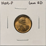 1909-P  Lincoln Wheat Cents, Gem Uncirculated Red. (26448)