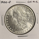 1900-P Morgan Silver Dollar, Flashy Choice Uncirculated (26510)