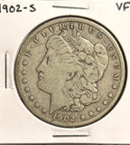 1902-S Morgan Silver Dollar, Nicely Circulated VF  (26526)