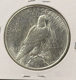 1927-D Peace Silver Dollar, Choice Uncirculated, (26606)