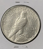 1927-D Peace Silver Dollar, Choice AU, (26608)