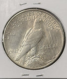 1927-D Peace Silver Dollar, Choice AU, (26610)