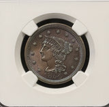 1854-P Braided Hair Liberty Head Large Cent, MS64BN NGC. (26638)
