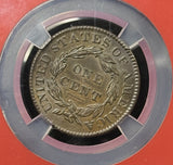 1832 P Coronet Liberty Head Large Cent, MS62BN NGC VaultBox (26640)