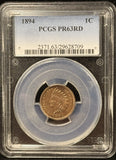 1894-P Indian Head Cent Small Cent, PF63RD PCGS (26642)