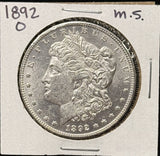 1892-O Morgan Silver Dollar, Choice Uncirculated, (26686)