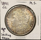 1891-CC Morgan Silver Dollar, Choice Uncirculated, (26688)
