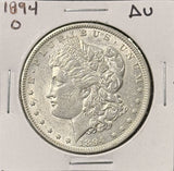 1894-0 Morgan Silver Dollar, Nice AU, (26768)