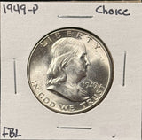 1949-P Franklin Half Dollar, Choice Uncirculated FBL,  (26794)