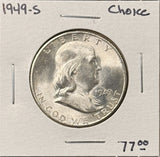 1949-S Franklin Half Dollar, Choice Uncirculated,  (26798)