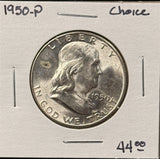1950-P Franklin Half Dollar, Choice Uncirculated,  (26800)