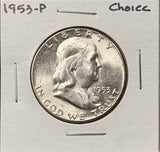 1953-P Franklin Half Dollar, Choice Uncirculated,  (26824)