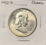 1952-S Franklin Half Dollar, Choice Uncirculated,  (26826)