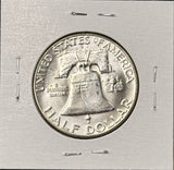 1963-D Franklin Half Dollar, Choice Uncirculated FBL,  (26856)