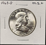 1963-P Franklin Half Dollar, Choice Uncirculated,  (26858)