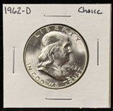 1962-D Franklin Half Dollar, Choice Uncirculated,  (26860)
