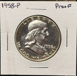 1958-P Franklin Half Dollar, Choice Proof,  (26864)