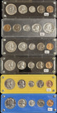 1960-1964 Silver Proof sets, Complete Run, 6 sets in all. (26867)