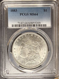 1883-P Morgan Silver Dollar, MS64 PCGS, White (26879)