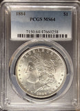 1884-P Morgan Silver Dollar, MS64 PCGS, White (26885)
