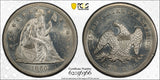 1860-O Seated Liberty Dollar, Unc Details PCGS (26911).
