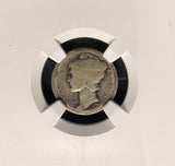 1916-D Mercury Head Dime, Key Date, Fair Details, NGC (26922)