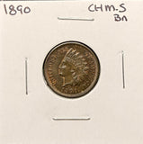 1890-P Indian Head Cent, Choice Uncirculated BN, (26940)