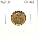 1909-P Lincoln Wheat Cent, Choice Uncirculated RB (26944)