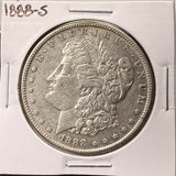 1888-S Morgan Silver Dollar, Choice AU, (26964)