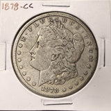 1878-CC Morgan Silver Dollar, Nicely Circulated, (26980)