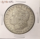 1878-CC Morgan Silver Dollar, Nicely Circulated, (26986)