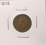 1872-P Indian Head Cent, Nicely Circulated VF, (27044)