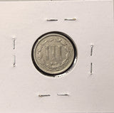 1875-P Nickel Three Cents, Nicely Circulated XF, (27062)