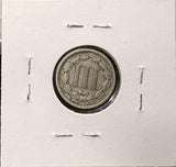 1888-P Nickel Three Cents, Nicely Circulated XF, (27066)