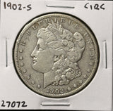 1902-S Morgan Silver Dollar, Key Date, Nicely Circulated, (27072)