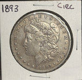 1893-P Morgan Silver Dollar, Nicely Circulated, (27084)