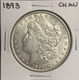 1893-P Morgan Silver Dollar, Choice AU/UNC, (27086)
