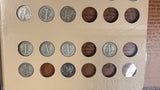 Mercury Dime Partial Set, 1916-1945, 59pcs Average Circulated (27115)